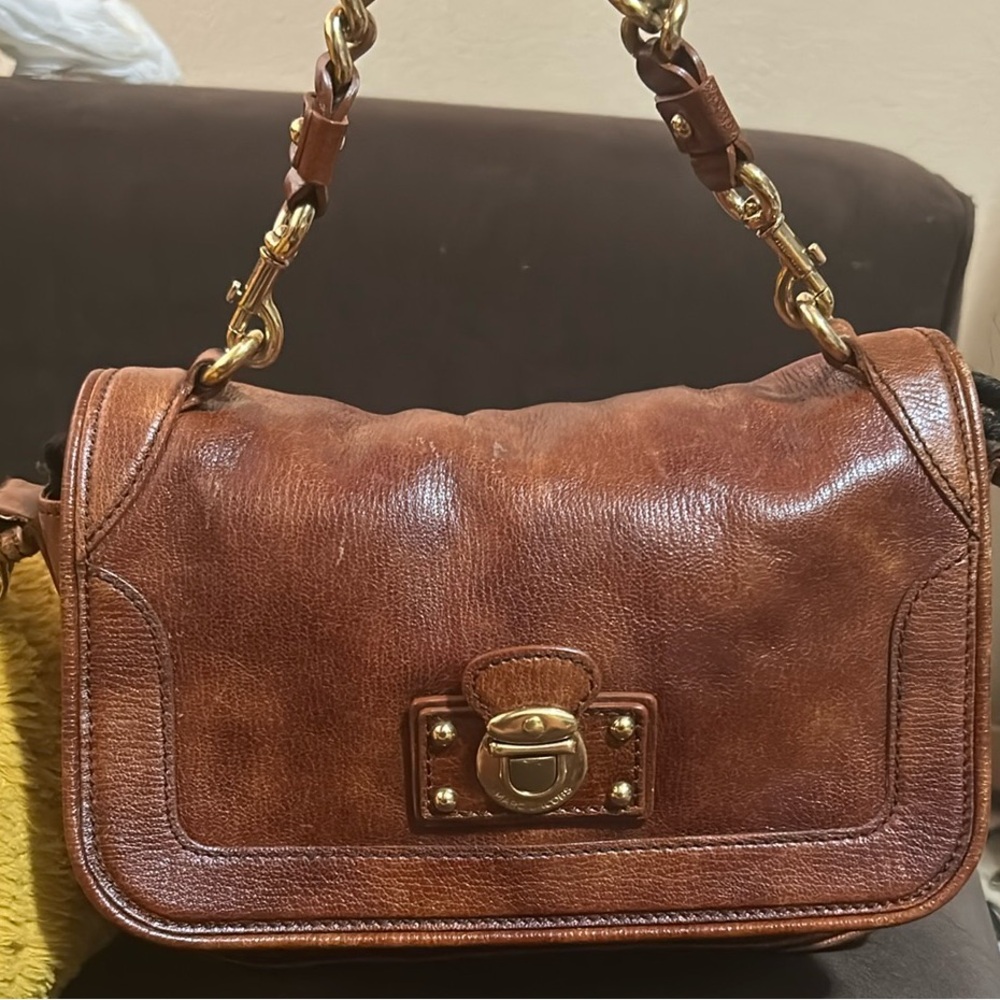 Marc Jacob’s Leather Soft Box Flap Bag